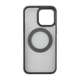 Rvelon iPhone 15 Pro Cover Roterbart MagSafe Stativ Mat Sort