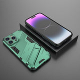 iPhone 15 Pro Cover med Stativ Grøn