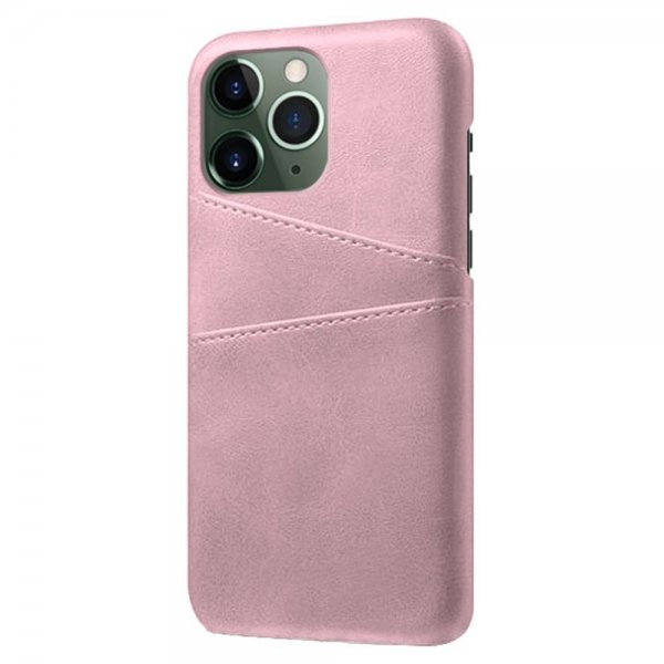 iPhone 15 Pro Cover med to Kortlommer Rosaguld