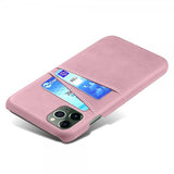 iPhone 15 Pro Cover med to Kortlommer Rosaguld