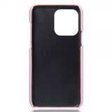 iPhone 15 Pro Cover med to Kortlommer Rosaguld