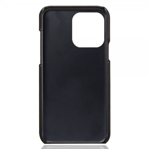 iPhone 15 Pro Cover med to Kortlommer Sort