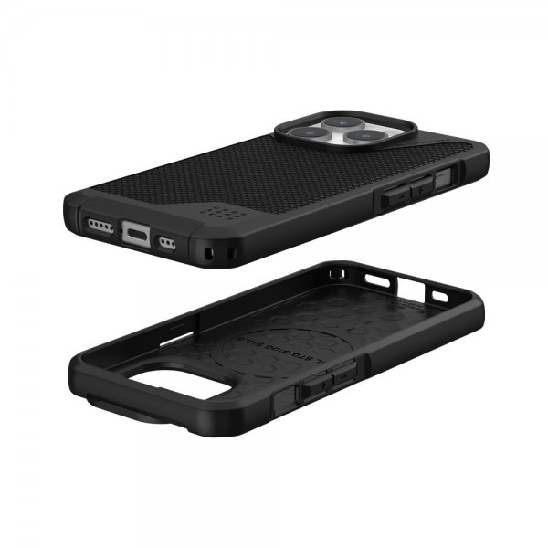 Urban Armor Gear (UAG) iPhone 15 Pro Cover Metropolis LT MagSafe Kevlar Black