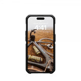 Urban Armor Gear (UAG) iPhone 15 Pro Cover Metropolis LT MagSafe Kevlar Olive