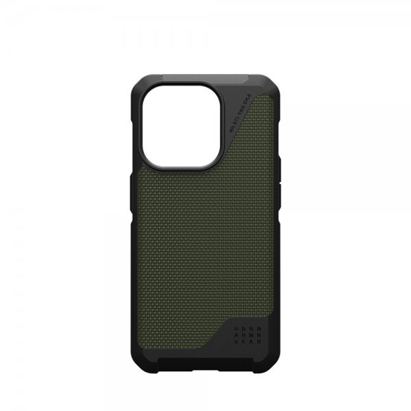 Urban Armor Gear (UAG) iPhone 15 Pro Cover Metropolis LT MagSafe Kevlar Olive
