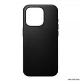 Nomad iPhone 15 Pro Cover Modern Leather Case Sort