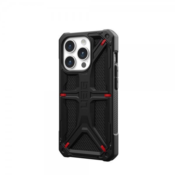 Urban Armor Gear (UAG) iPhone 15 Pro Cover Monarch Kevlar Black