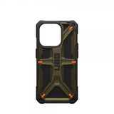 Urban Armor Gear (UAG) iPhone 15 Pro Cover Monarch Kevlar Element Green