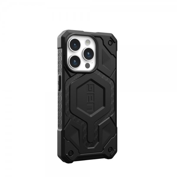 Urban Armor Gear (UAG) iPhone 15 Pro Cover Monarch Pro MagSafe Carbon Fiber