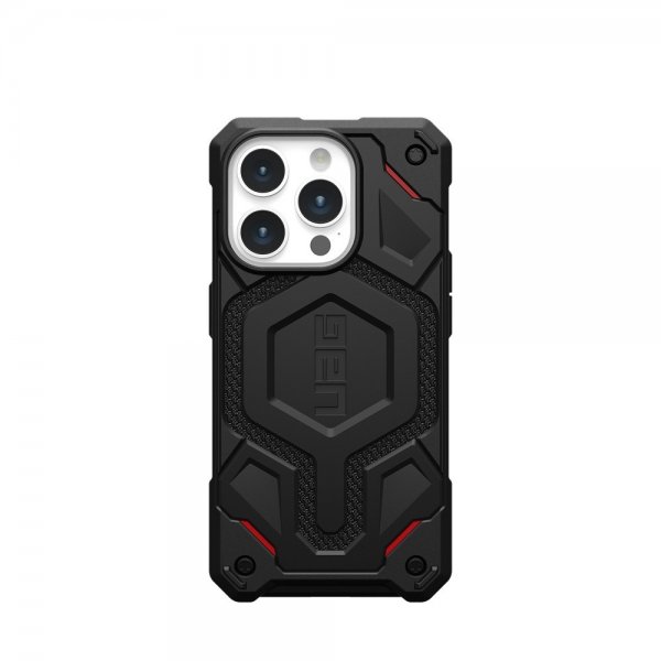 Urban Armor Gear (UAG) iPhone 15 Pro Cover Monarch Pro MagSafe Kevlar Black