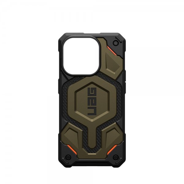 Urban Armor Gear (UAG) iPhone 15 Pro Cover Monarch Pro MagSafe Kevlar Element Green
