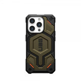 Urban Armor Gear (UAG) iPhone 15 Pro Cover Monarch Pro MagSafe Kevlar Element Green