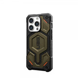 Urban Armor Gear (UAG) iPhone 15 Pro Cover Monarch Pro MagSafe Kevlar Element Green