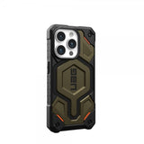 Urban Armor Gear (UAG) iPhone 15 Pro Cover Monarch Pro MagSafe Kevlar Element Green