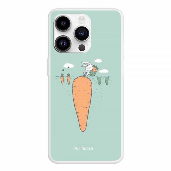 iPhone 15 Pro Cover Motiv Pull radish