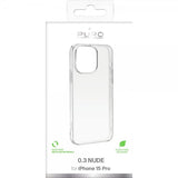 Puro iPhone 15 Pro Cover Nude Transparent