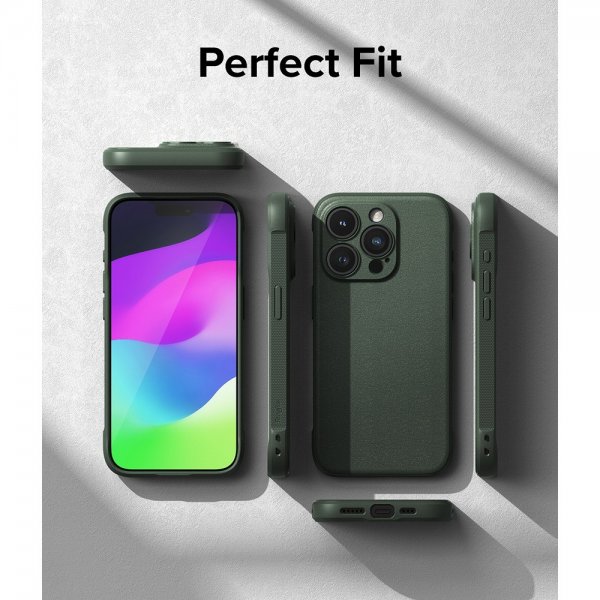 Ringke iPhone 15 Pro Cover Onyx Dark Green