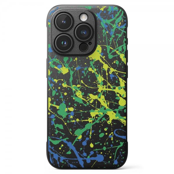 Ringke iPhone 15 Pro Cover Onyx Design Action Painting