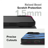 Ringke iPhone 15 Pro Cover Onyx Design Blue Brush