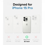 Ringke iPhone 15 Pro Cover Onyx Design Blue Brush