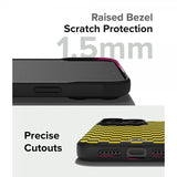 Ringke iPhone 15 Pro Cover Onyx Design Checkerboard Yellow