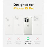 Ringke iPhone 15 Pro Cover Onyx Design Checkerboard Yellow