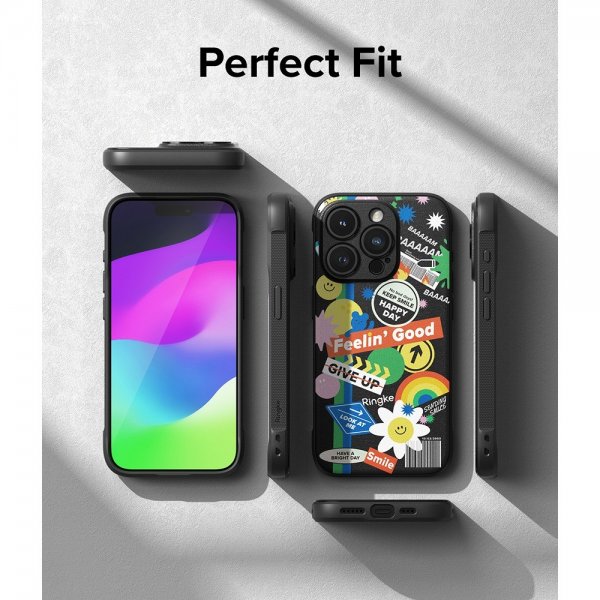 Ringke iPhone 15 Pro Cover Onyx Design Sticker
