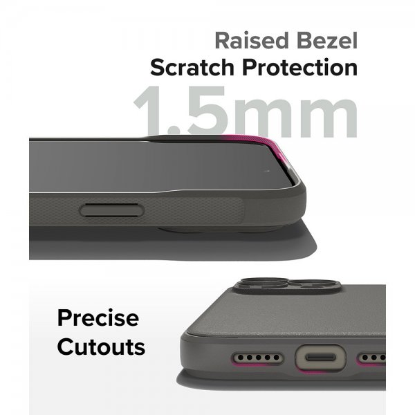 Ringke iPhone 15 Pro Cover Onyx Grå