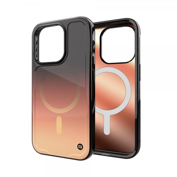Clckr iPhone 15 Pro Cover Onyx MagSafe Copper
