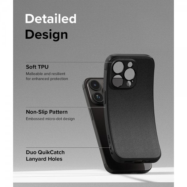 Ringke iPhone 15 Pro Cover Onyx Sort