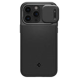 Spigen iPhone 15 Pro Cover Optik Armor MagFit Sort