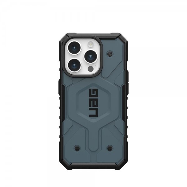 Urban Armor Gear (UAG) iPhone 15 Pro Cover Pathfinder MagSafe Cloud Blue