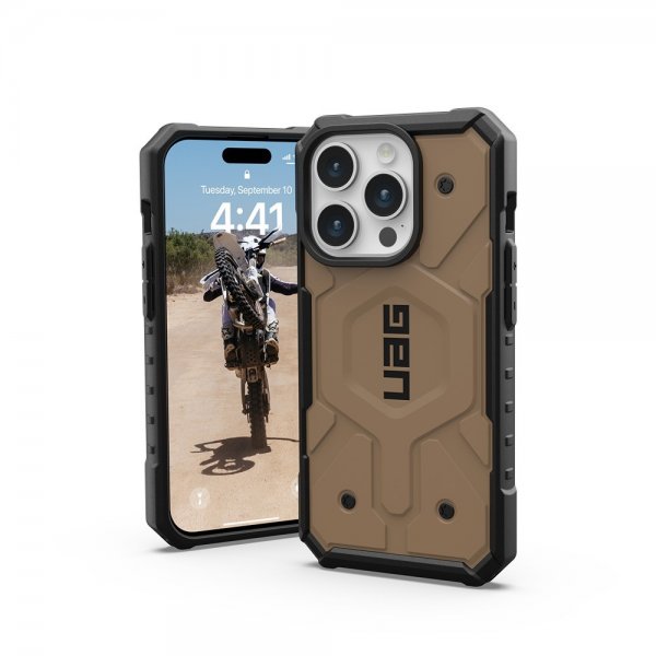Urban Armor Gear (UAG) iPhone 15 Pro Cover Pathfinder MagSafe Dark Earth