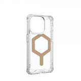 Urban Armor Gear (UAG) iPhone 15 Pro Cover Plyo MagSafe Ice Guld