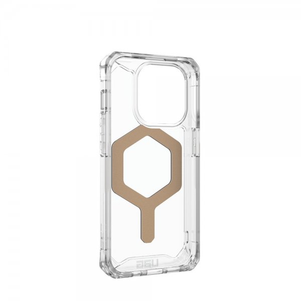 Urban Armor Gear (UAG) iPhone 15 Pro Cover Plyo MagSafe Ice Guld