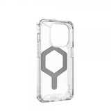 Urban Armor Gear (UAG) iPhone 15 Pro Cover Plyo MagSafe Ice Silver