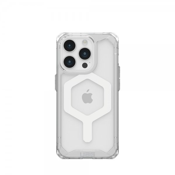 Urban Armor Gear (UAG) iPhone 15 Pro Cover Plyo MagSafe Ice Hvid