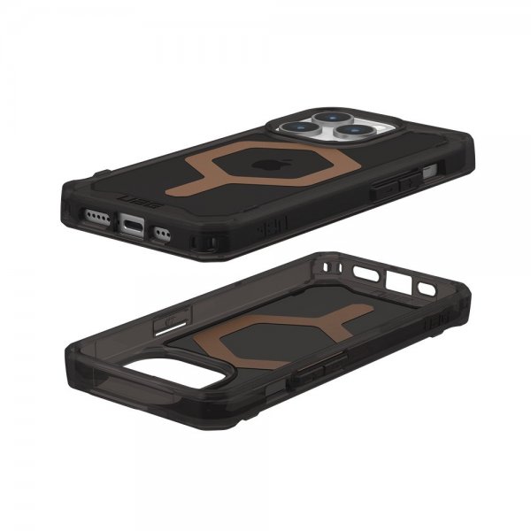 Urban Armor Gear (UAG) iPhone 15 Pro Cover Plyo MagSafe Sort Bronze