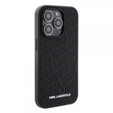 Karl Lagerfeld iPhone 15 Pro Cover Quilted K Pattern Sort