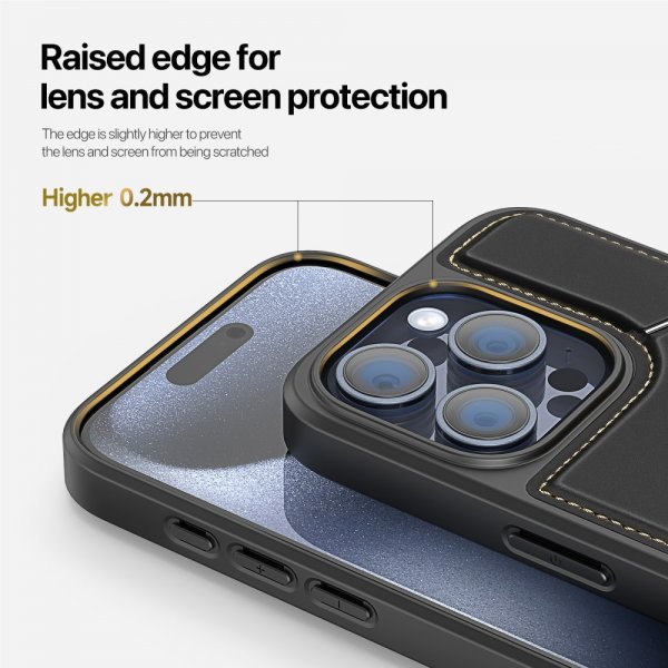 Dux Ducis iPhone 15 Pro Cover Rafi II Series MagSafe Sort