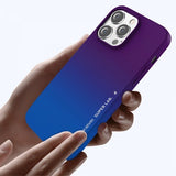 X-Level iPhone 15 Pro Cover Rainbow Series Blå