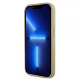 Guess iPhone 15 Pro Cover Rhinestone Guld