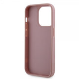 Guess iPhone 15 Pro Cover Rhinestone Rosa