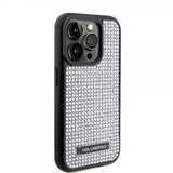 Karl Lagerfeld iPhone 15 Pro Cover Rhinestone Sølv