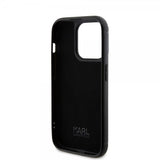 Karl Lagerfeld iPhone 15 Pro Cover Rhinestone Sølv