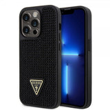Guess iPhone 15 Pro Cover Rhinestone Sort