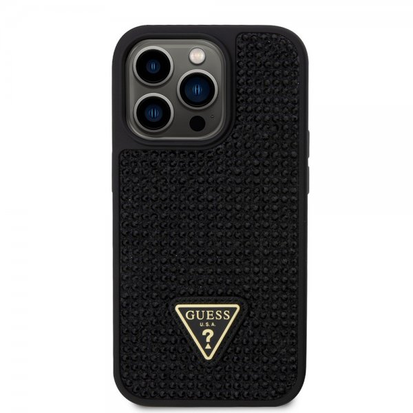 Guess iPhone 15 Pro Cover Rhinestone Sort