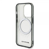 Mercedes Benz iPhone 15 Pro Cover Rhombus Pattern MagSafe AMG Transparent