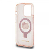 Hello Kitty iPhone 15 Pro Cover Ring Stand MagSafe Rosa