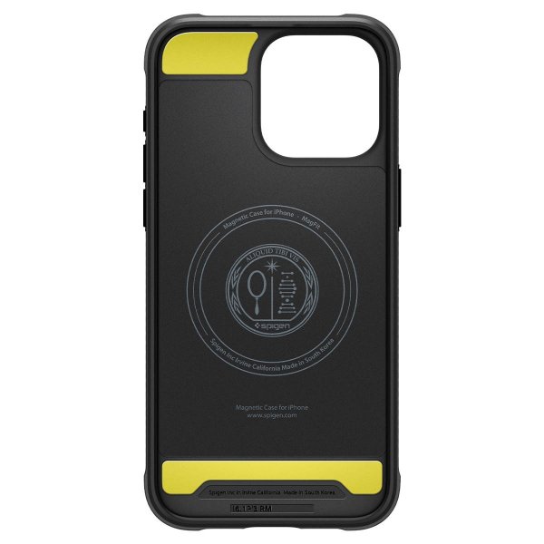 Spigen iPhone 15 Pro Cover Rugged Armor MagFit Mat Sort